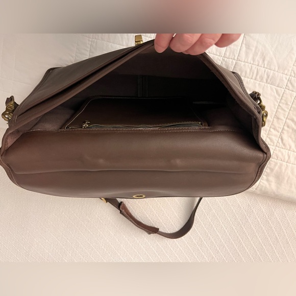 Vintage Brown Coach Lexington Briefcase - excellent condition! - Picture 8 of 13